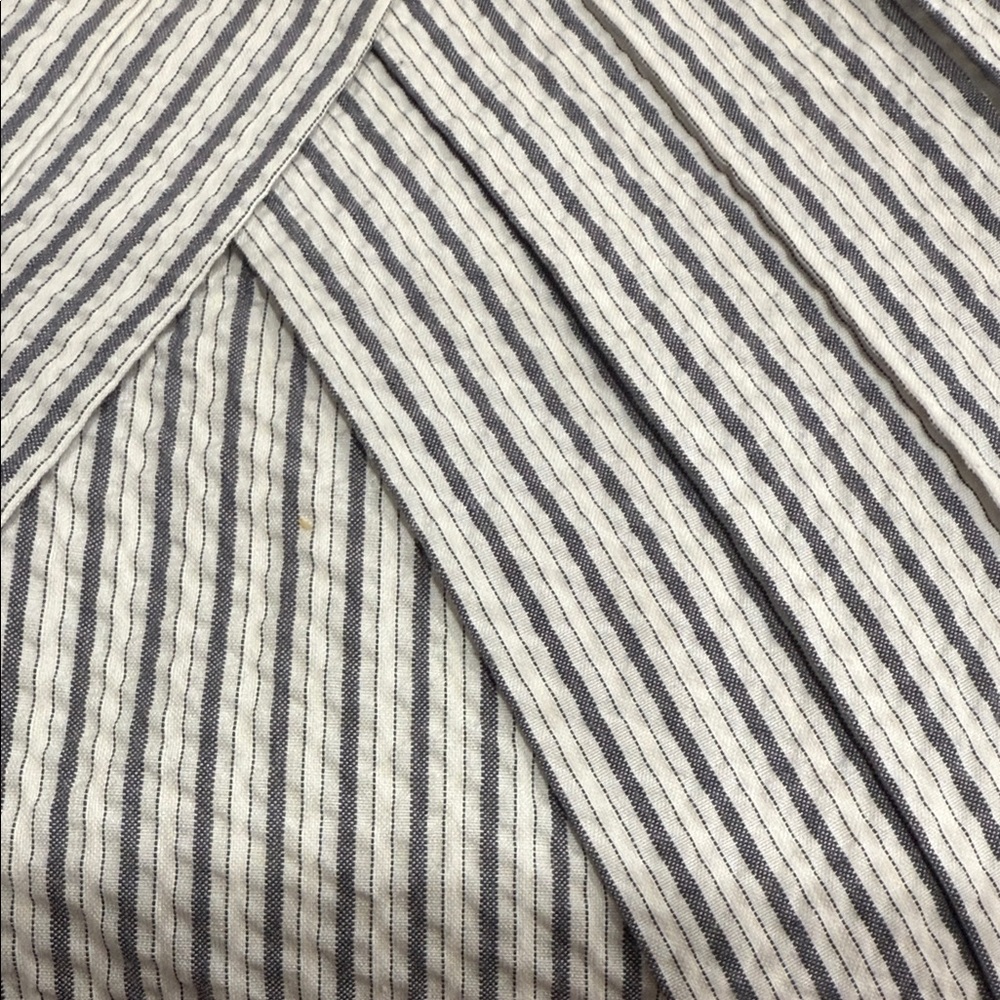ALYX Gray and White Striped Mini Dress SIZE 16 - Picture 12 of 12